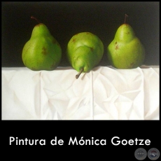 Tres Peras - Pintura de Mónica Goetze - Año 2006